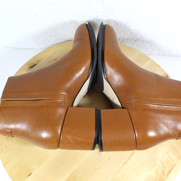 Cole Haan Ankle Boots Womens 8 Brown Leather Grand Zip Booties Comfort Shoe - Picture 7 of 10